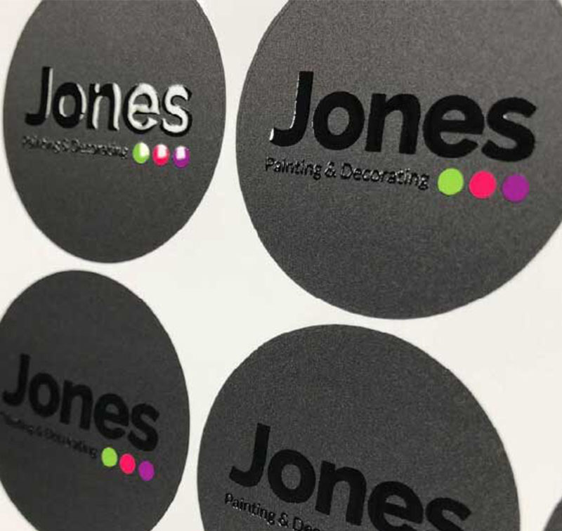 UV Stickers with Embossed Effects